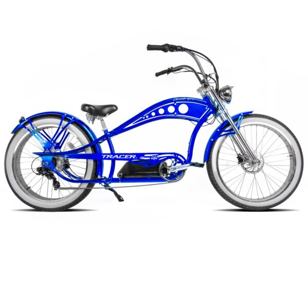 micargi cyclone 26" 48v 500w electric fat tire beach cruiser bike