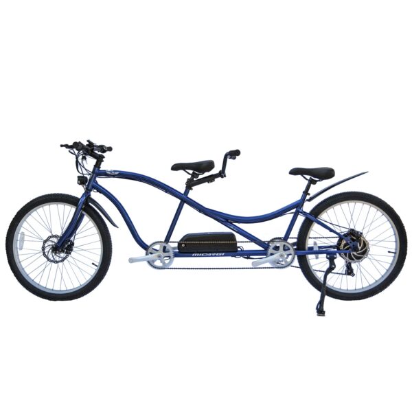 micargi aloha 26" tandem beach cruiser electric bike
