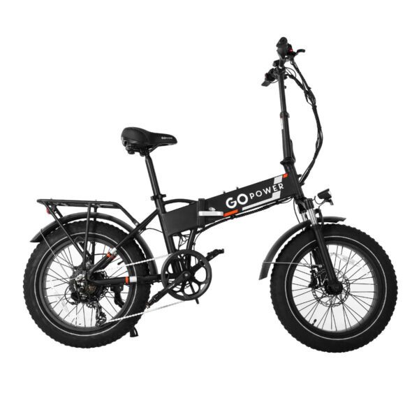 gopowerbike 20" goexpress v2 750w 7 speed fat tire folding electric bike
