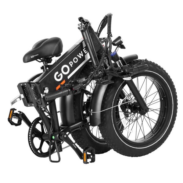 gopowerbike 20" goexpress v2 750w 7 speed fat tire folding electric bike