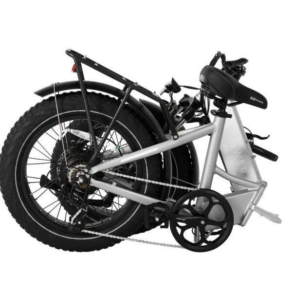 gopowerbike gocruiser v2 750w 7 speed front suspension step through folding electric bike