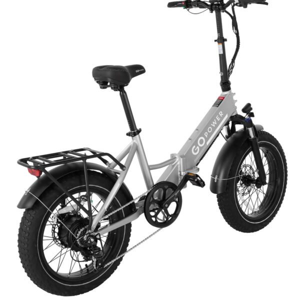 gopowerbike gocruiser v2 750w 7 speed front suspension step through folding electric bike