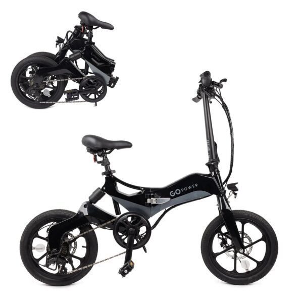 gopowerbike goklik 350w 36v 18ah folding electric bike