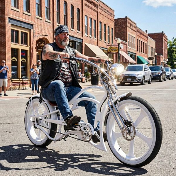 tracer raptor 800w stretch cruiser chopper ebike