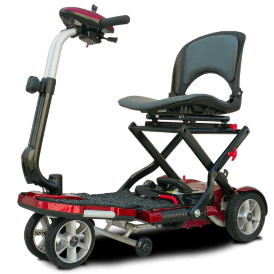 ev rider transport plus 4 wheel foldable mobility scooter