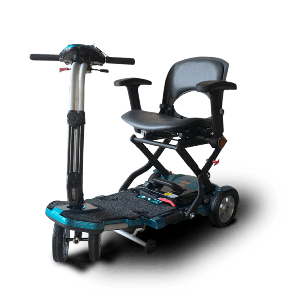 ev rider transport plus 4 wheel foldable mobility scooter