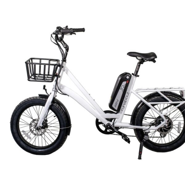 glarewheel eb ru electric bike fat tire 500w 5 level throttle with basket