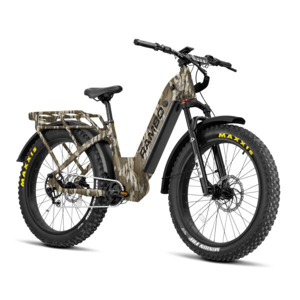 Rambo Rebel 2.0 SS Single Speed Mid-Drive Electric Hunting Bike