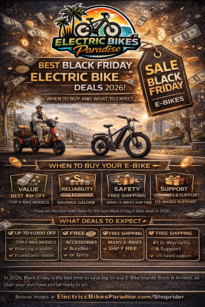 Best Black Friday Electric Bike Deals 2026 - When to Buy and What to Expect
