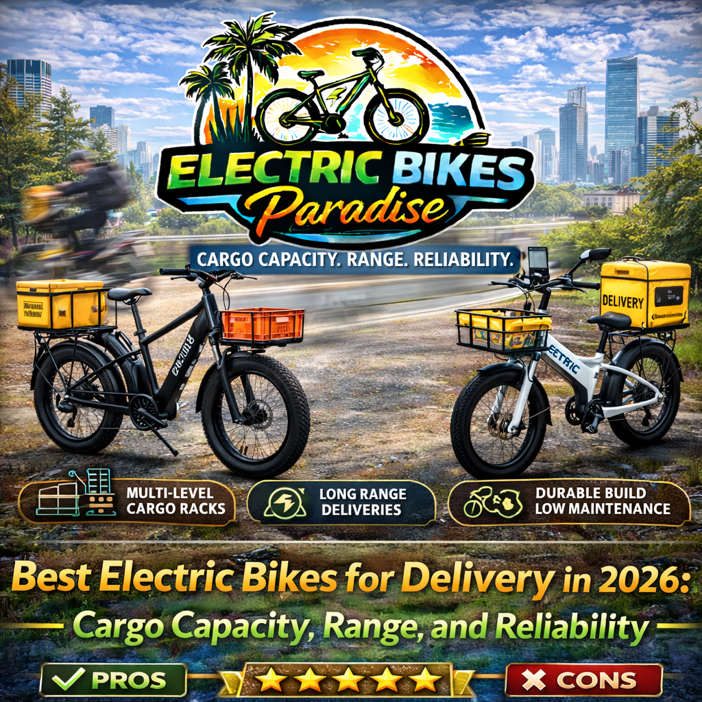Best Electric Bikes for Delivery in 2026: Cargo Capacity, Range, and Reliability