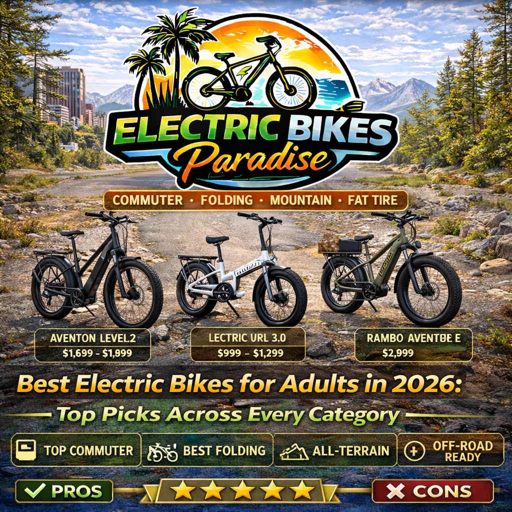 Best Electric Bikes for Adults in 2026 - Electric Bikes Paradise