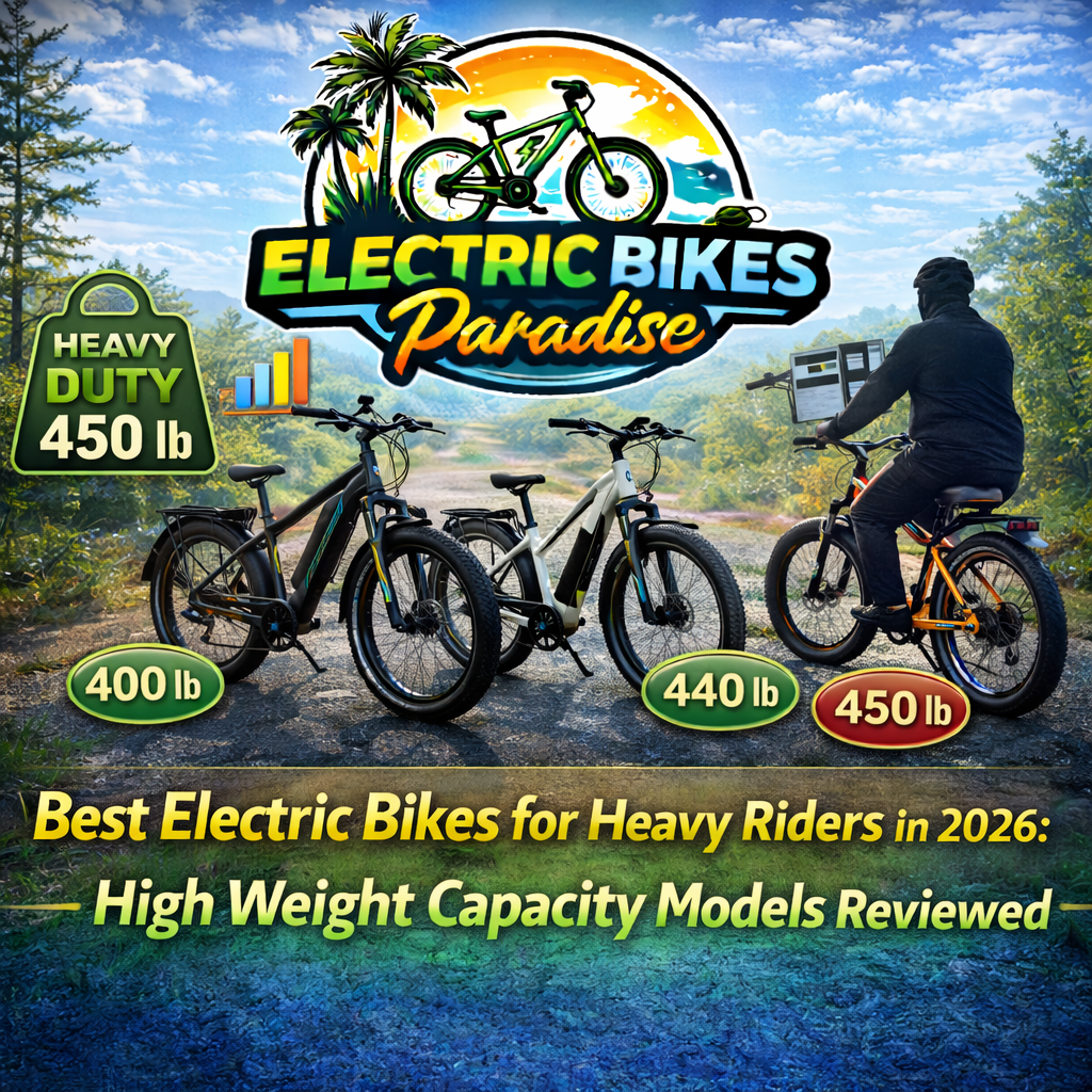 Best electric bikes for heavy riders in 2026 featuring high weight capacity models