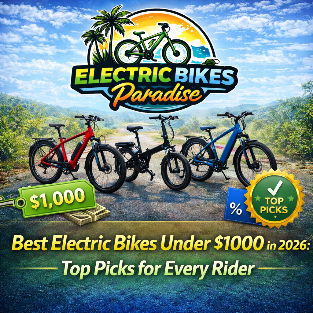 Best Electric Bikes Under $1000 in 2026