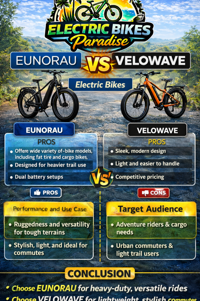 Eunorau vs Velowave Electric Bikes: Which Brand Is Right for You in 2026?